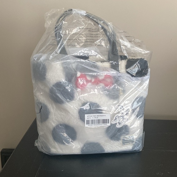 Minnie Mouse Rocks the Dots Classic Sherpa Tote Bag - Picture 2 of 2